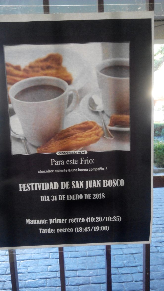 Chocolatada San Juan Bosco